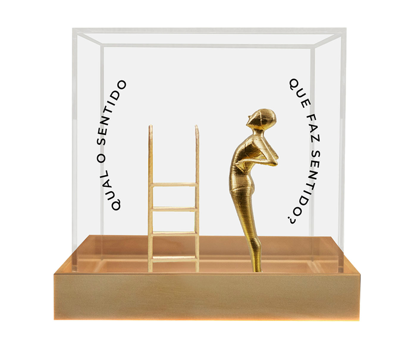 Caixa Decorativa Aguitoni Dourado - image 0