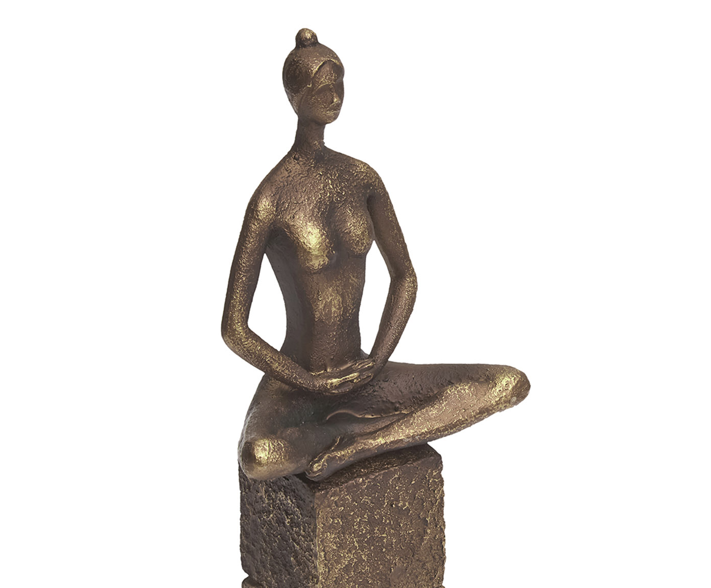 Escultura Yoga em Polirresina image number 2