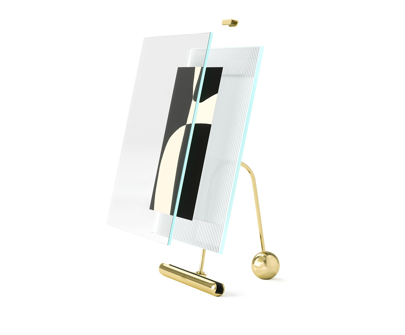 Porta-Retrato Flute Picture Frame Dourado - Foto 10X15cm image number 8