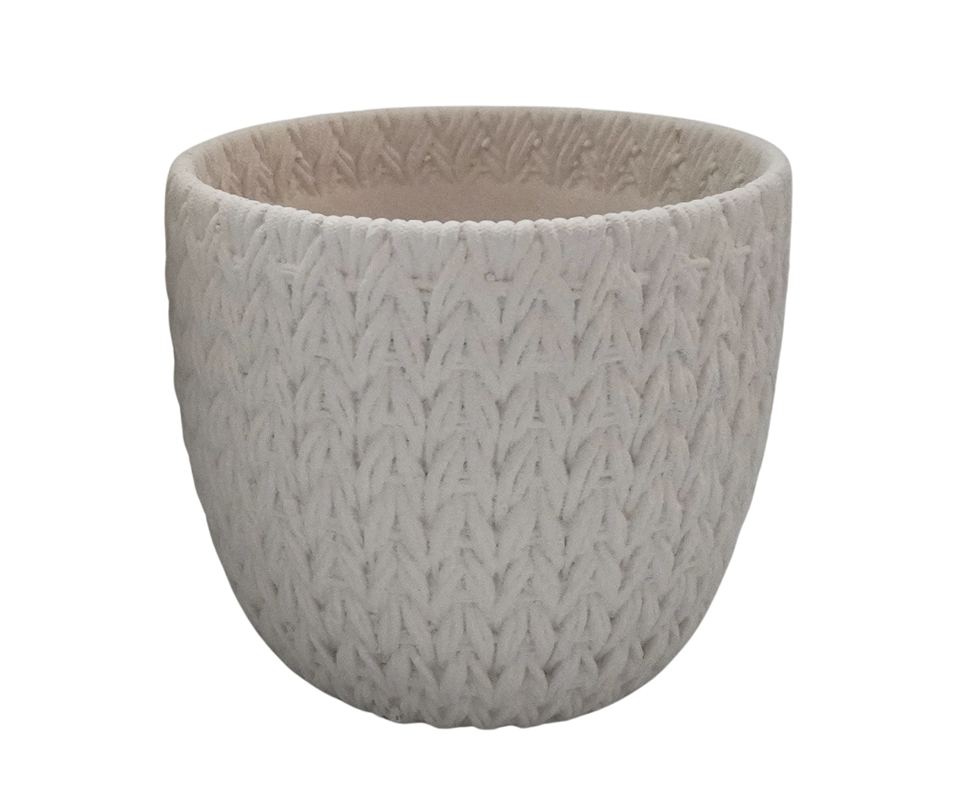 Cachepot Web Branco Pequeno image number 0