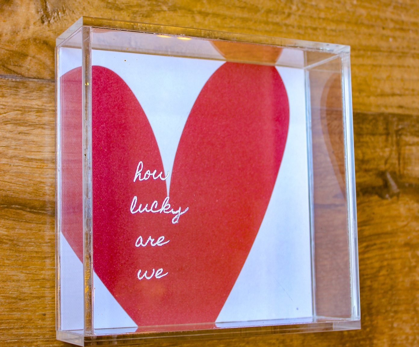 Quadro em Acr&iacute;lico "How Luck Are We" image number 1