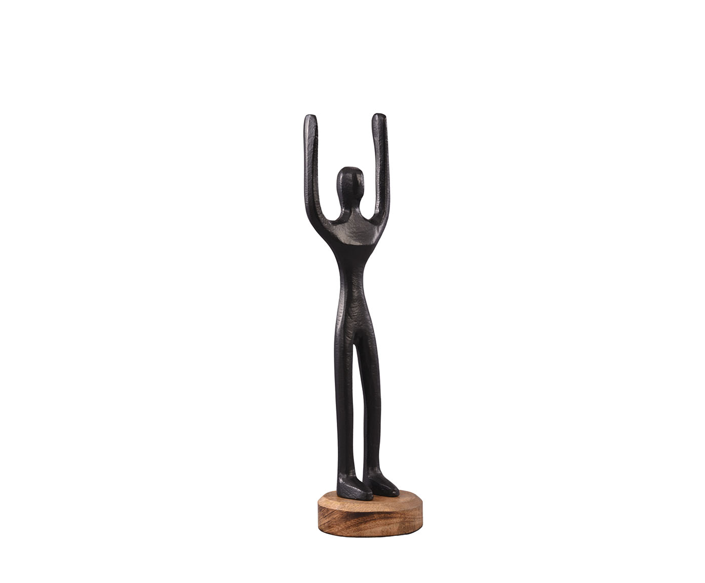 Escultura Yoga Sauda&ccedil;&atilde;o Preta image number 1