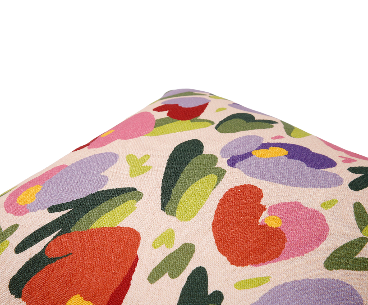 Capa de Almofada Estampada com Cordon&ecirc; Floral Olga Colorida image number 3