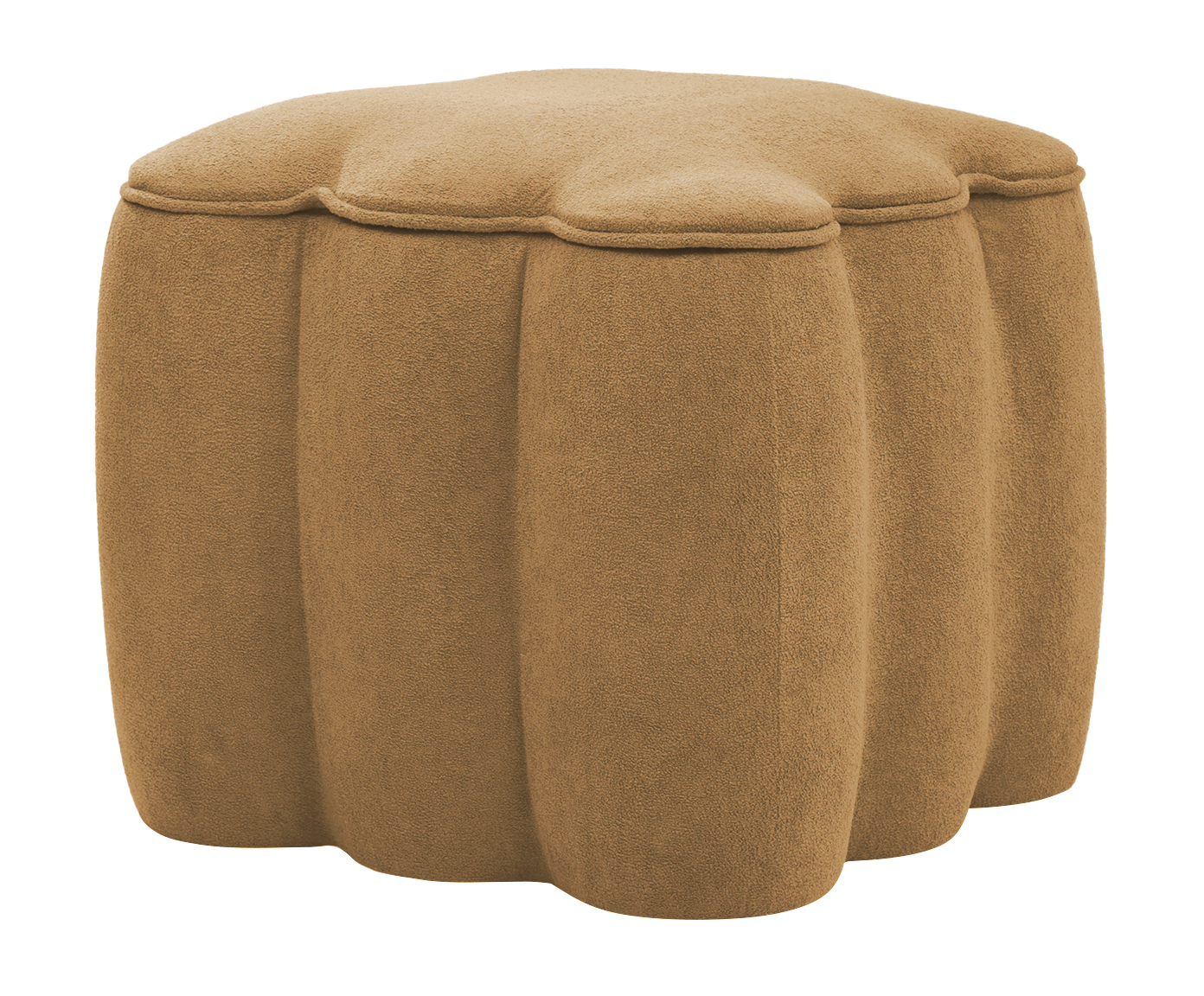 Puff Quadrado Boucle Pitanga image number 0