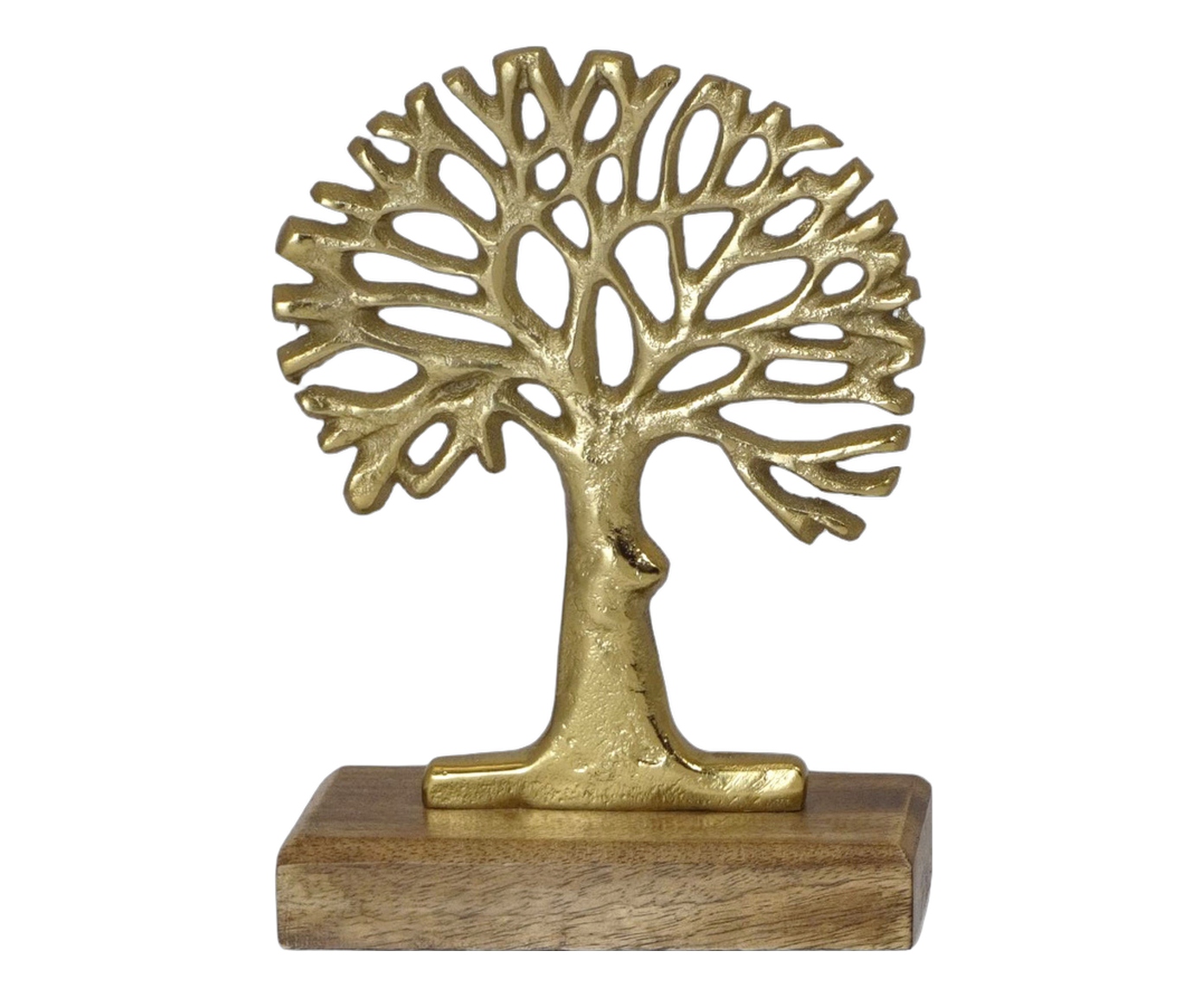 &Aacute;rvore da Vida Decorativa Lignum Dourado e Marrom image number 0