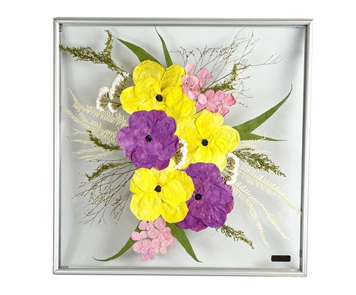 Quadro Decorativo Quadrado Floral image number 0
