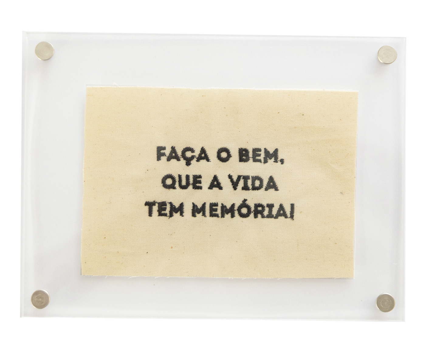 Quadro em Acr&iacute;lico "Fa&ccedil;a o Bem." - image 0