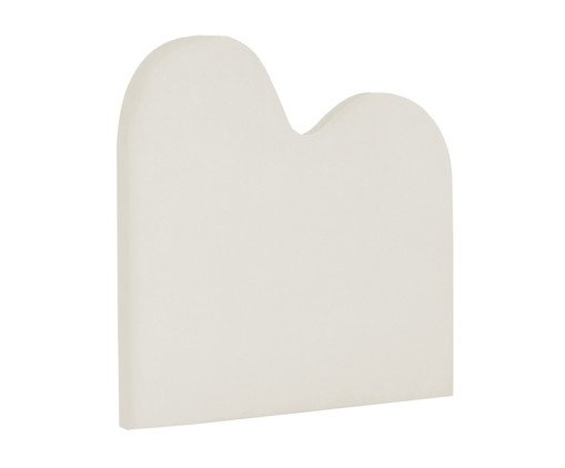 Cabeceira em Boucle Aveludado Hill OffWhite image number 2