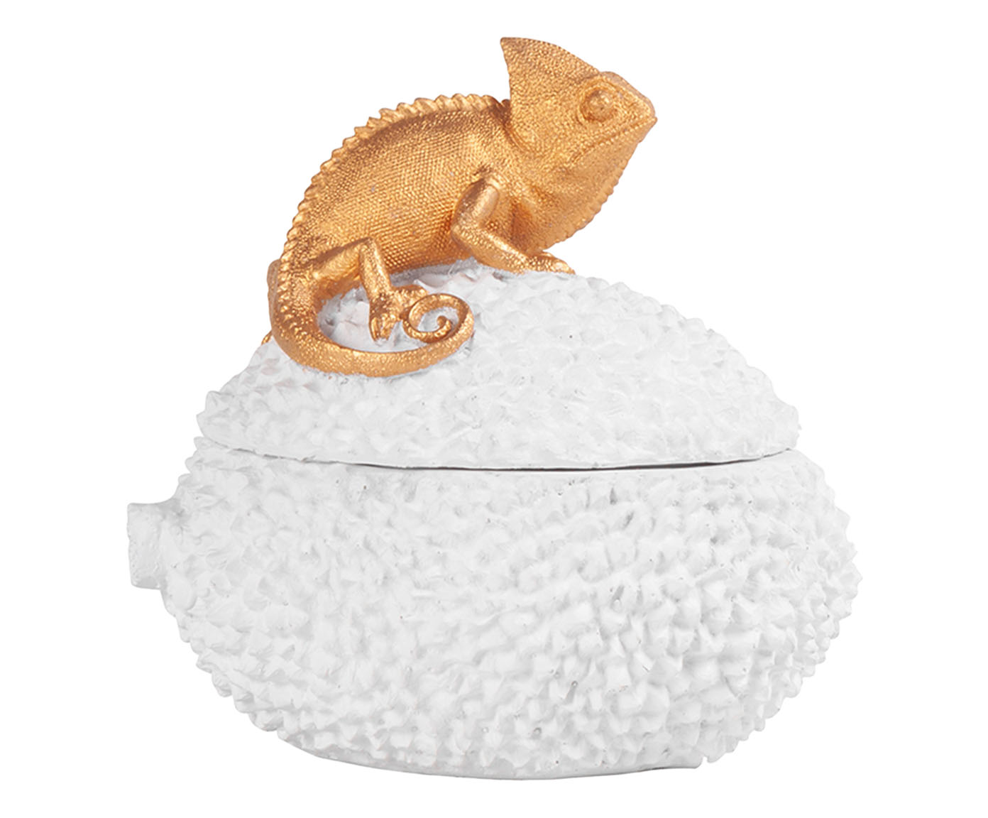 Pote Decorativo Camale&atilde;o Branco - image 0