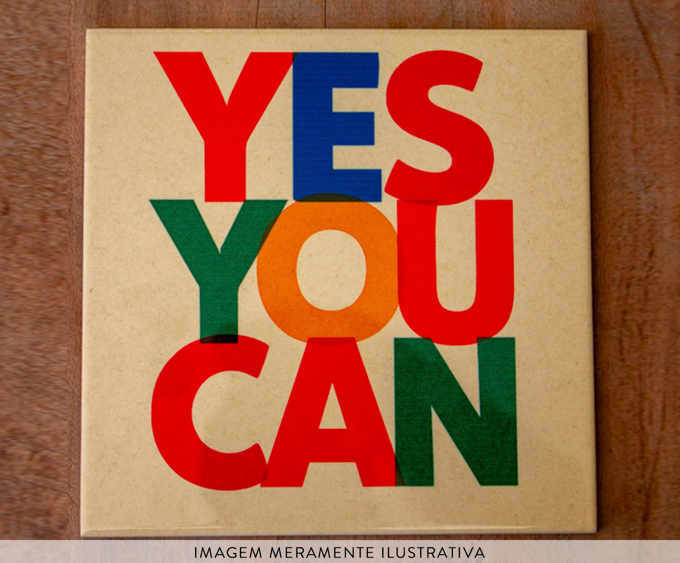 Azulejo Decorativo "Yes You Can" - image 1