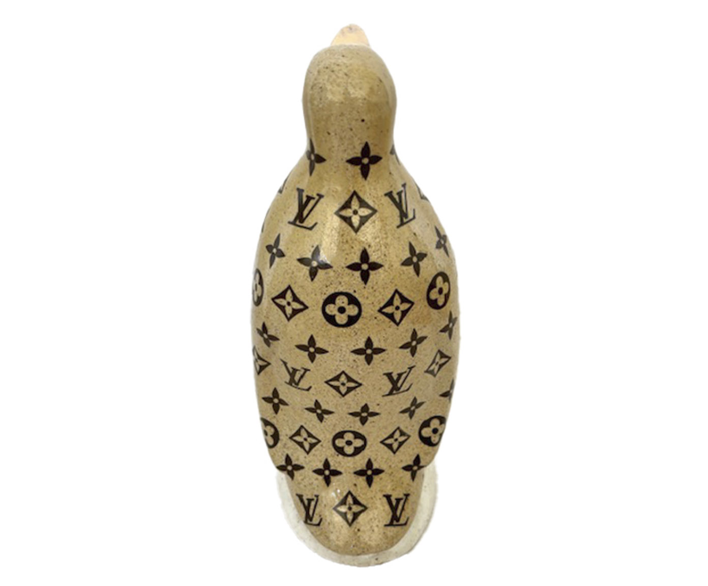 Adorno Pinguim de Geladeira Louis Vuitton Bege image number 2