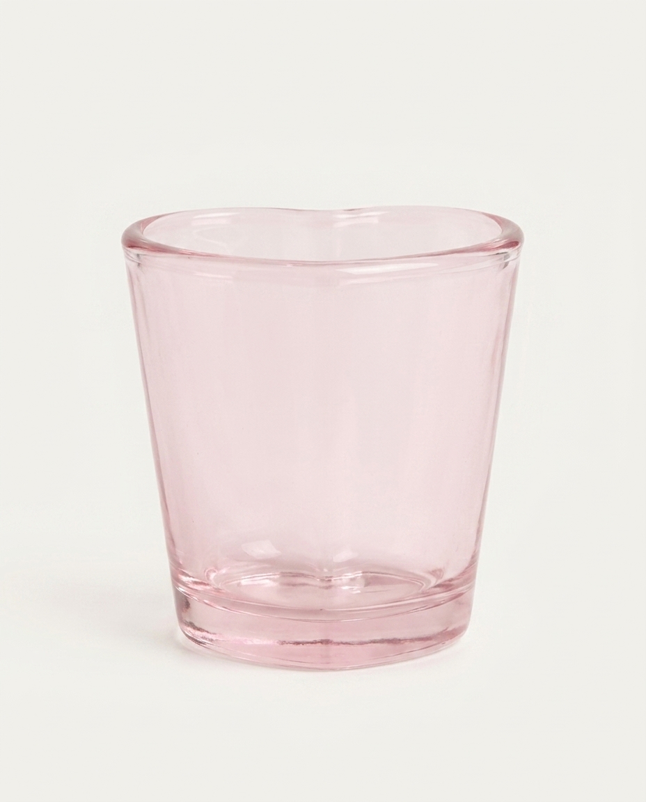 Jogo de Copos para Shot Cora&ccedil;&atilde;o Rosa - image 1