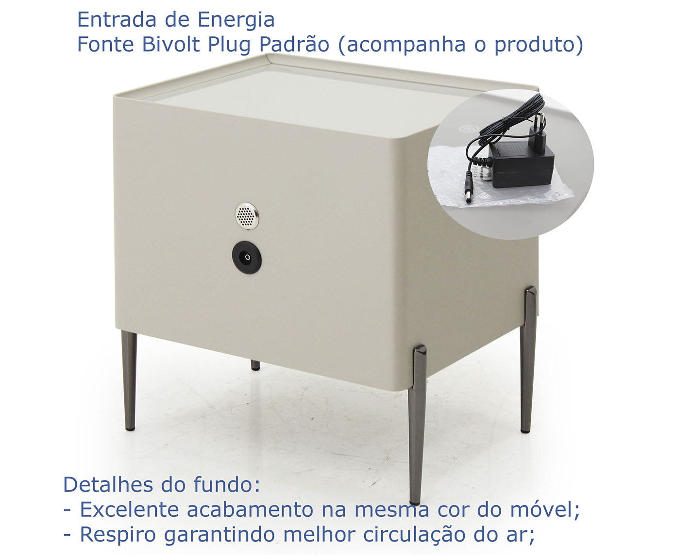 Mesa de Cabeceira Inteligente I image number 3