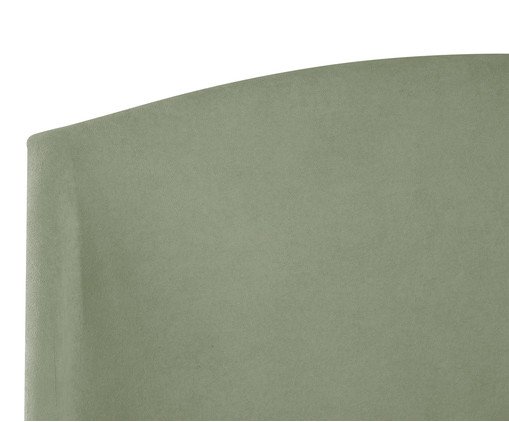 Cabeceira em Boucle Aveludado Smooth Verde image number 4
