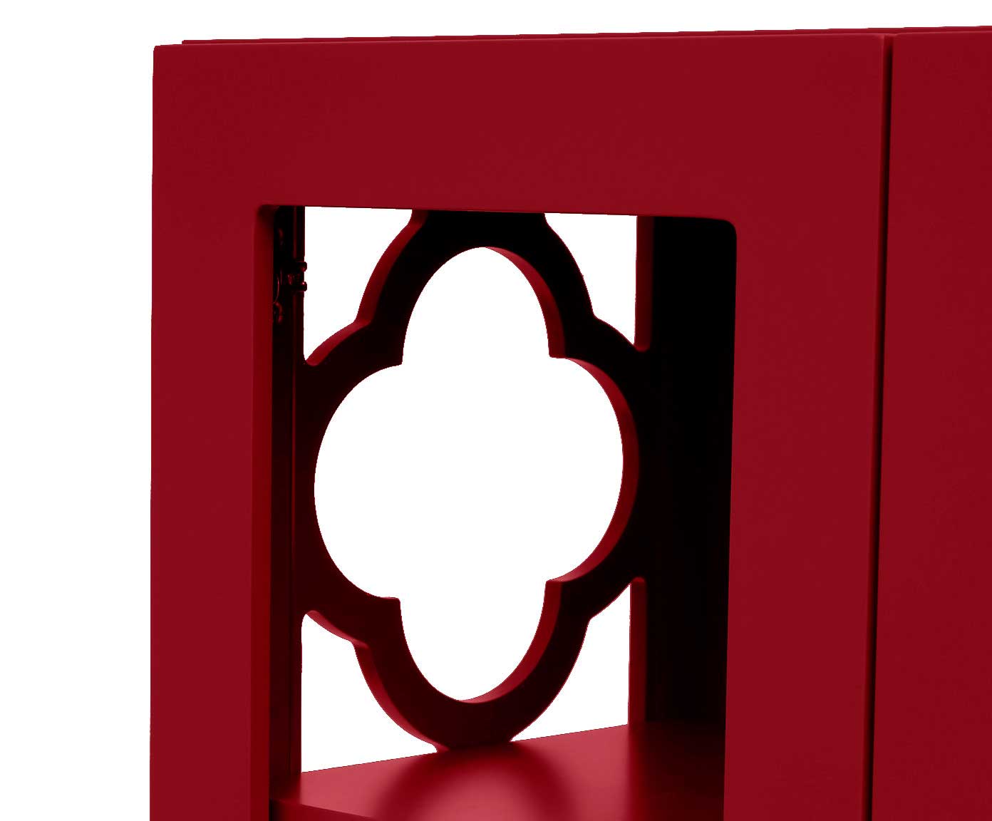 Cristaleira Portal Firebrick - Vermelho image number 6