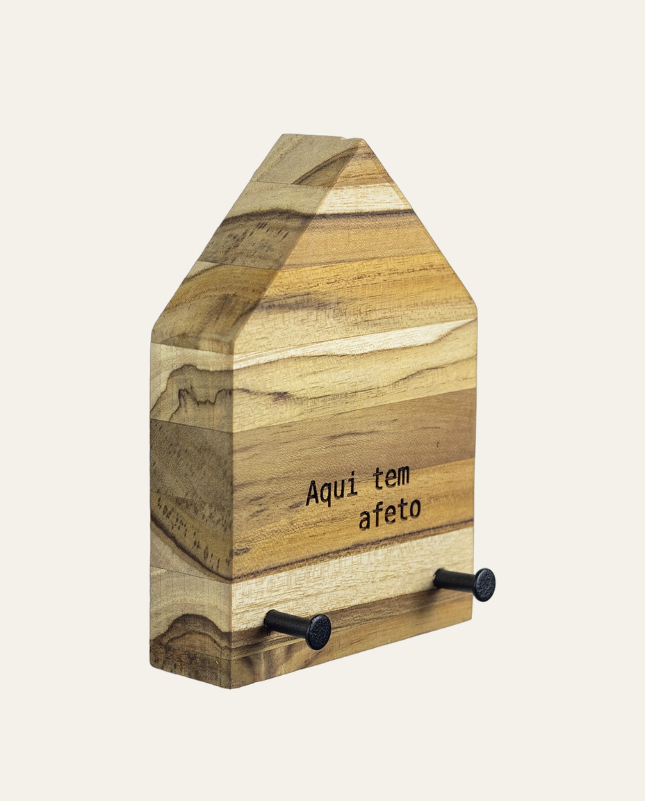 Porta-Chaves de Parede Casinha - Afeto - image 1