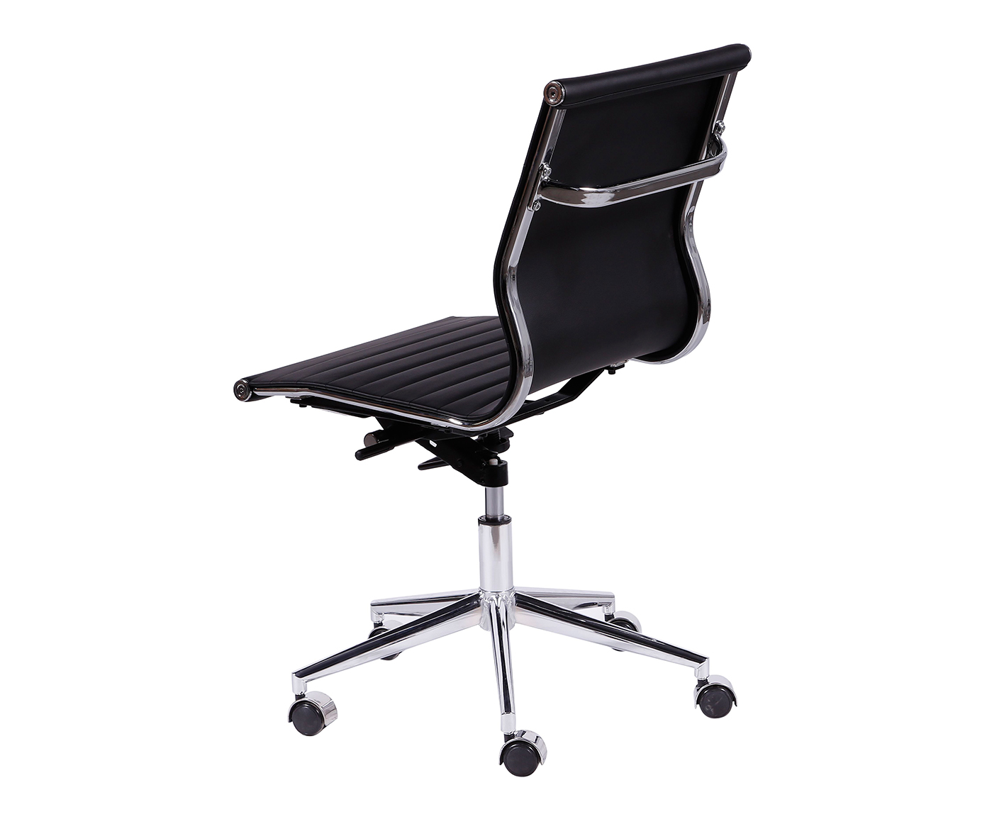 Cadeira Girat&oacute;ria com Rod&iacute;zios Office Eames Esteirinha image number 2