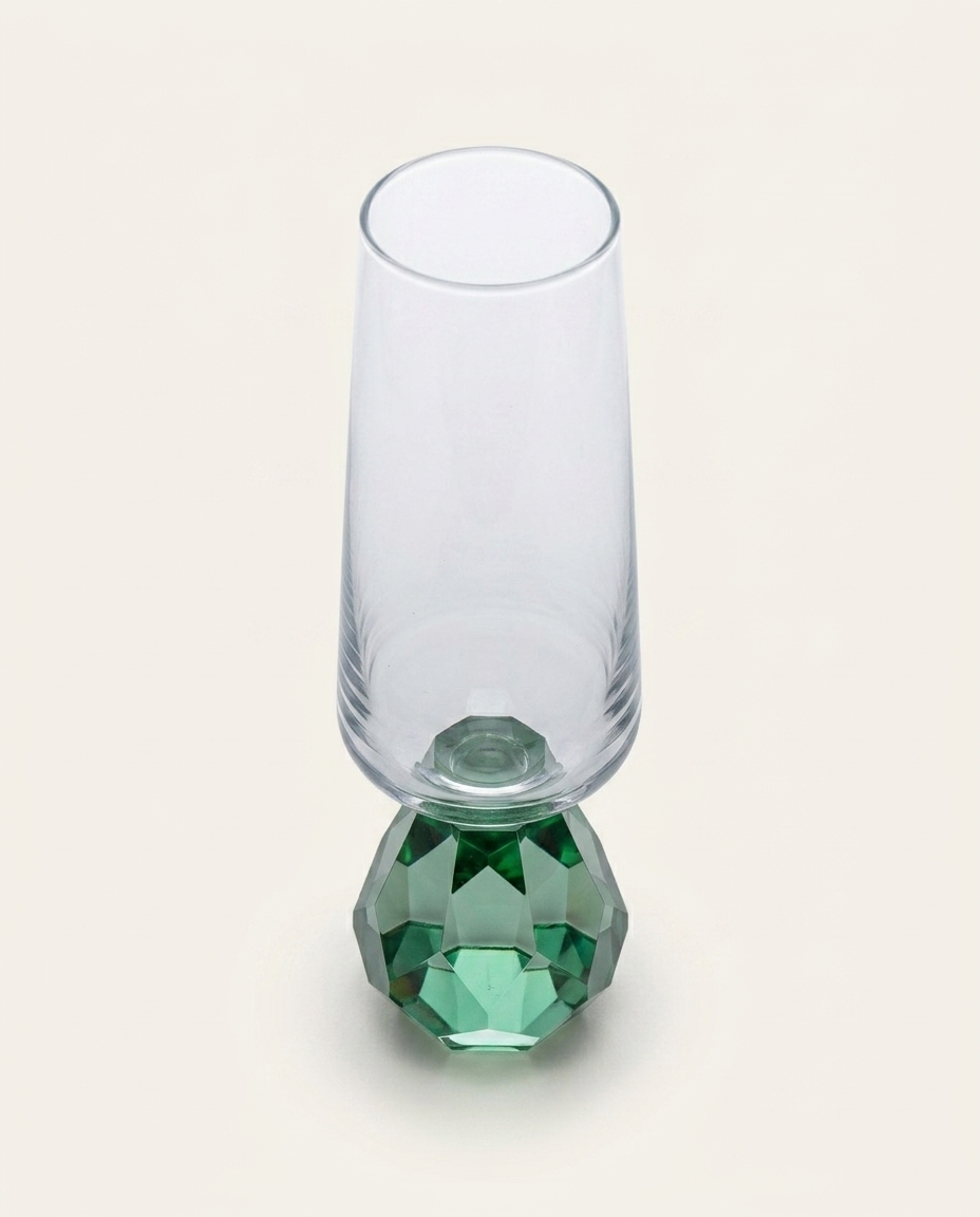 Ta&ccedil;a para Champanhe Cristalle Verde image number 4