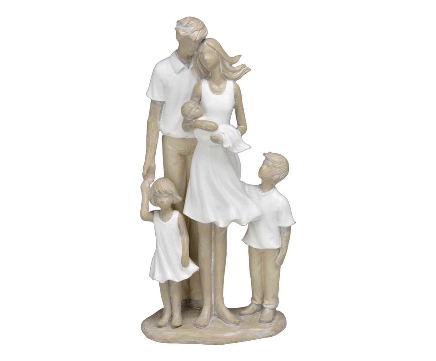 Fam&iacute;lia Decorativa Do&ccedil;ura Areia e Branco image number 0