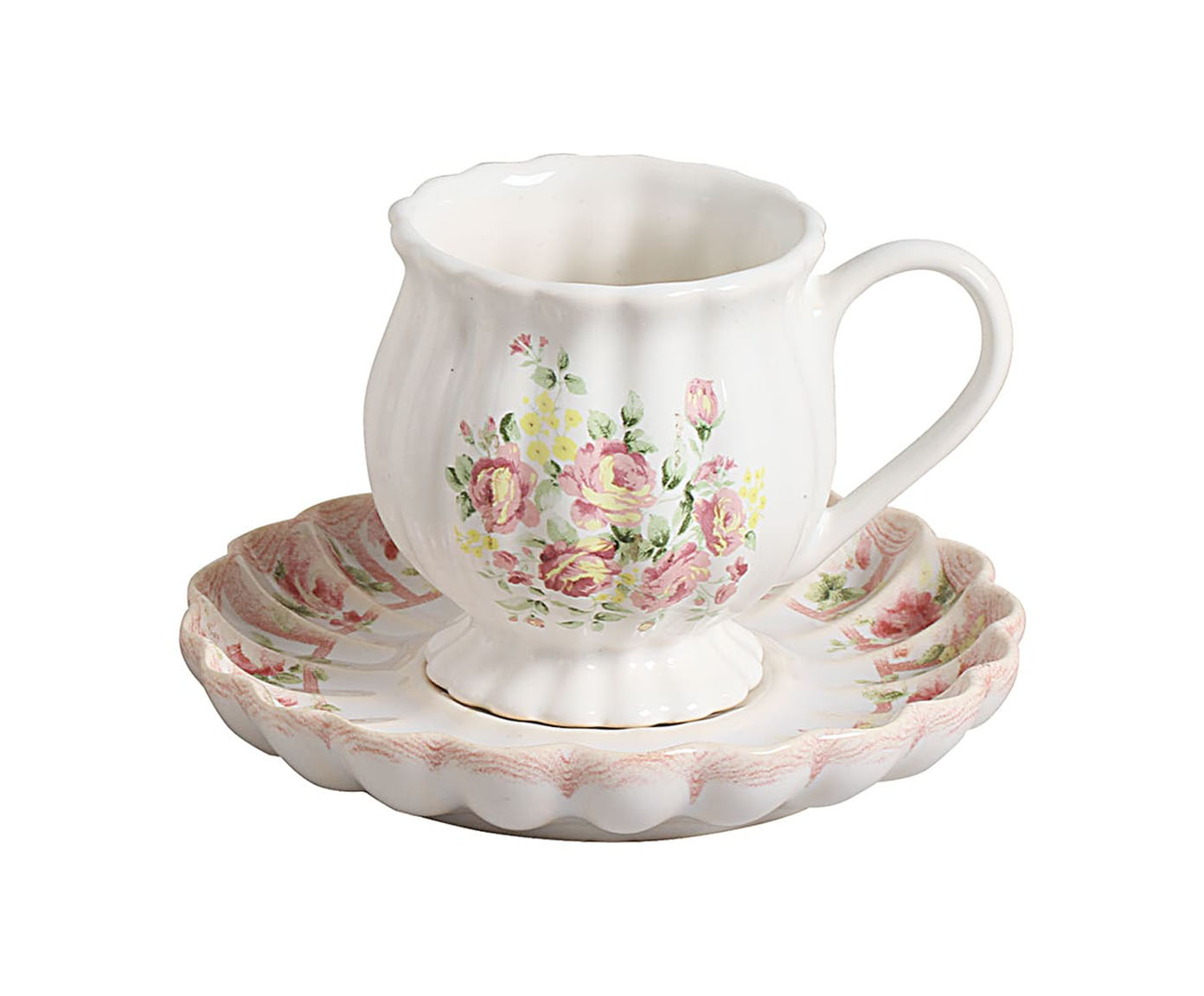 Jogo de X&iacute;cara para Caf&eacute; com Pires Relevado Vo Dulce image number 1