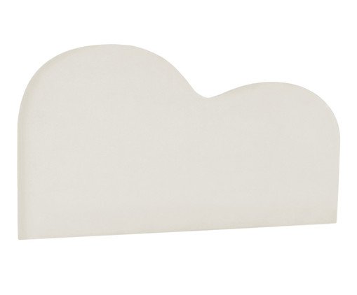 Cabeceira em Boucle Aveludado Hill OffWhite image number 2