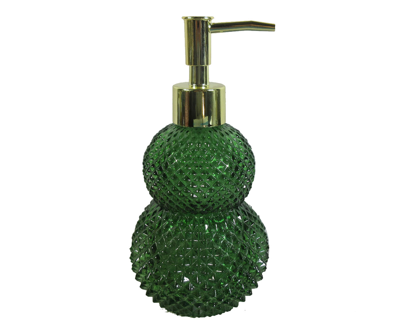 Porta-Sabonete L&iacute;quido Del Verde e Detalhe Dourado image number 0