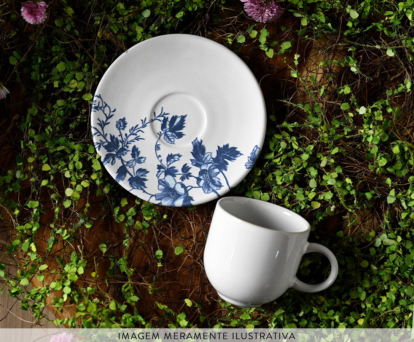 Jogo de X&iacute;caras para Caf&eacute; Coup Stoneware Toile image number 2