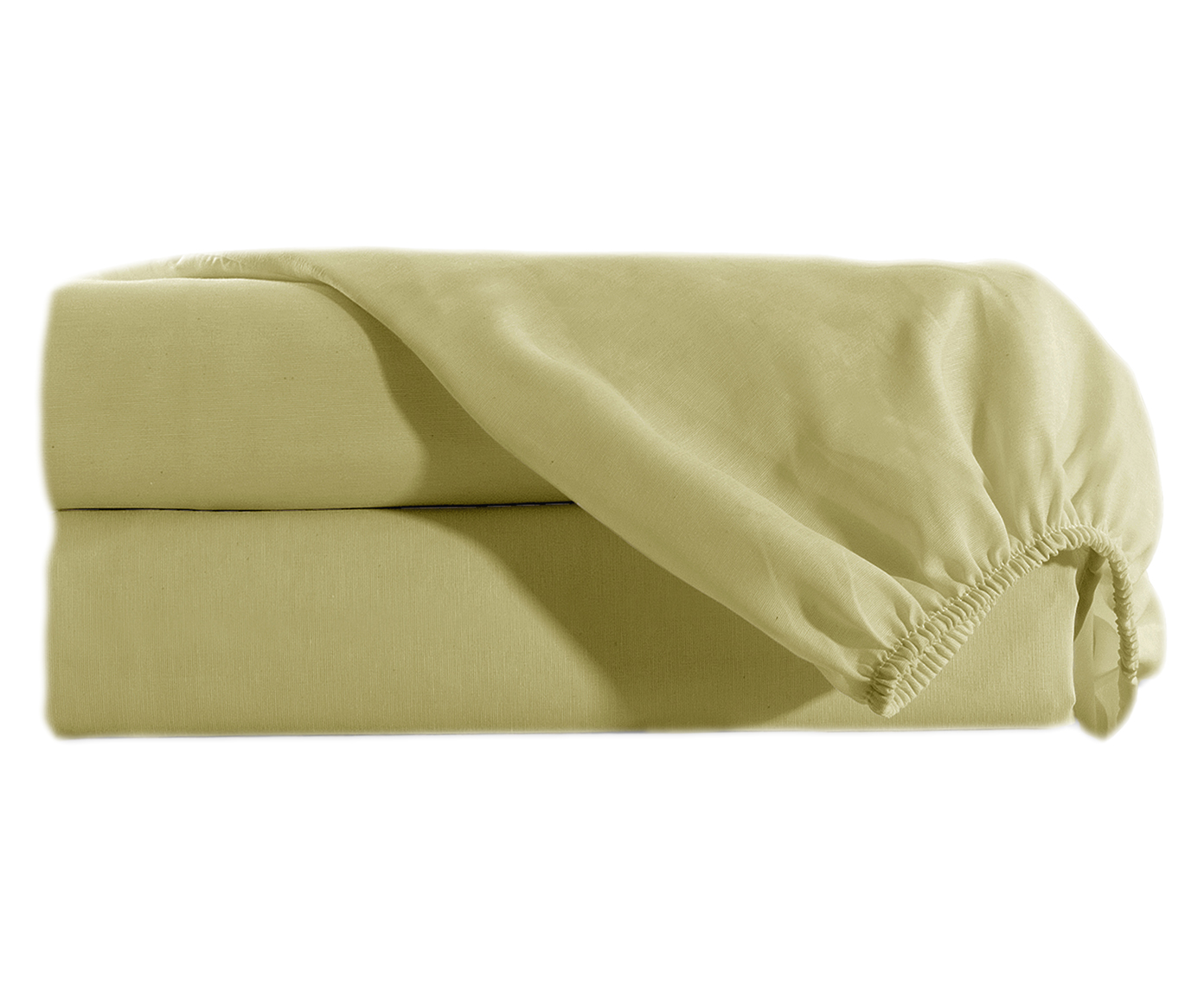 Len&ccedil;ol com El&aacute;stico Germain Amarelo 200 Fios - King Size - image 0
