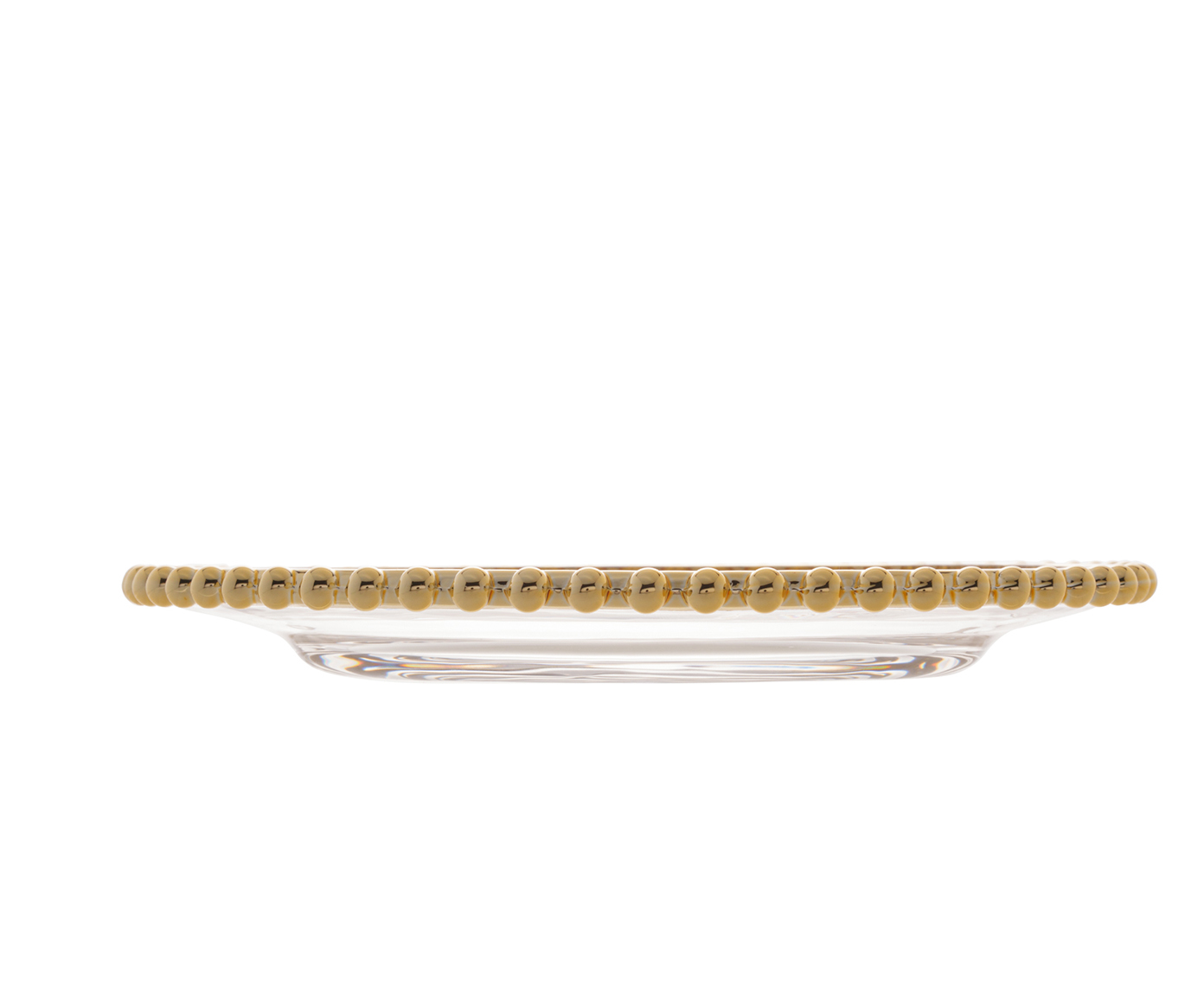 Prato Raso em Cristal Pearl Dourado image number 3