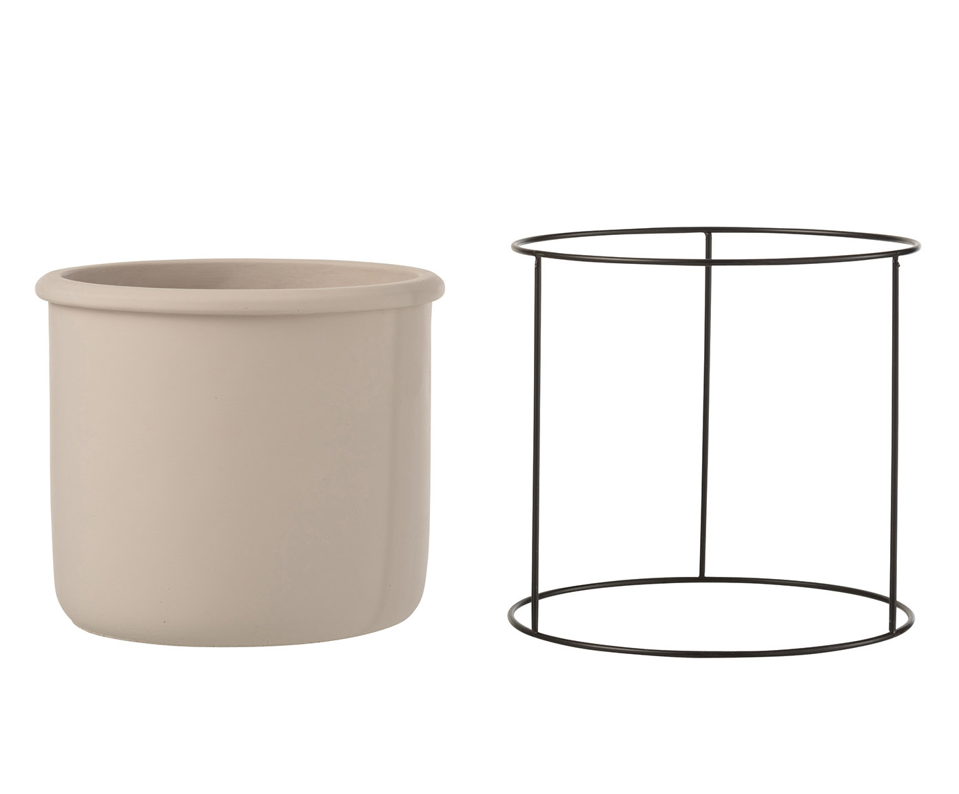 Cachepot Taupe Suspenso image number 2