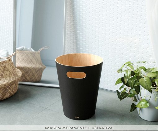 Lixeira Dana - Preto image number 7