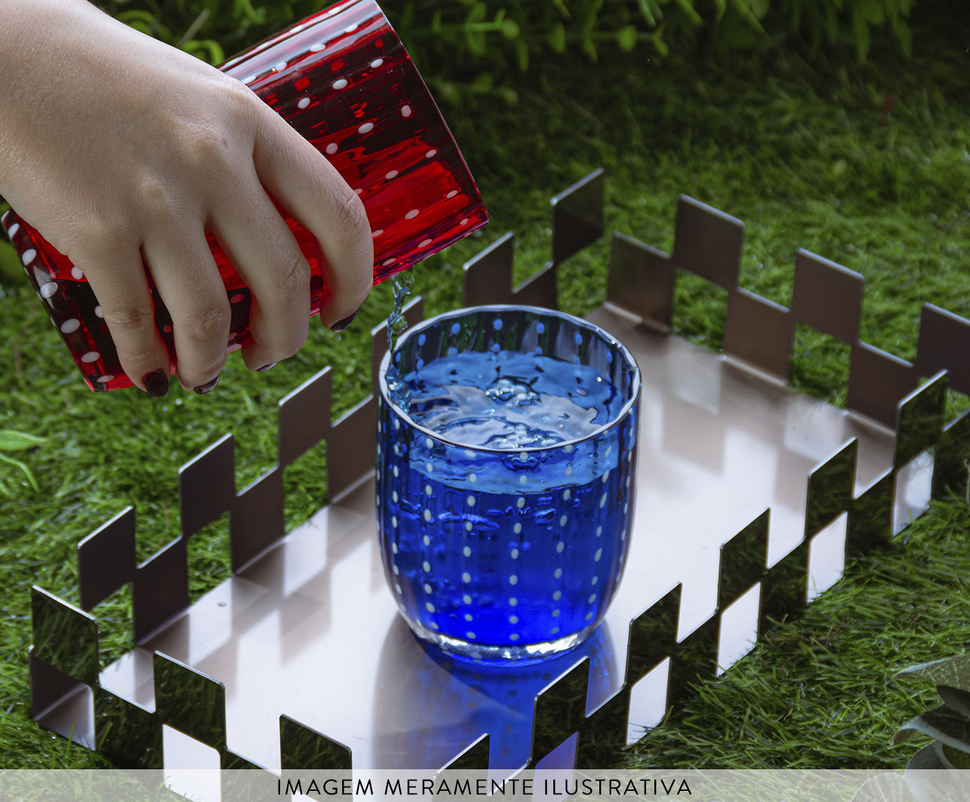 Jogo de Ta&ccedil;as para Vinho Orqu&iacute;dea Vermelho image number 3