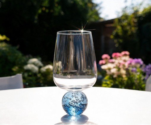 Ta&ccedil;a para Vinho Sphere Azul image number 2