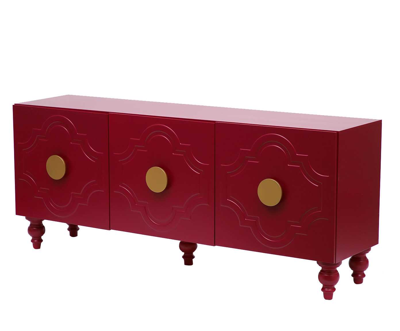 Balc&atilde;o Portal Three Firebrick - Vermelho - image 1