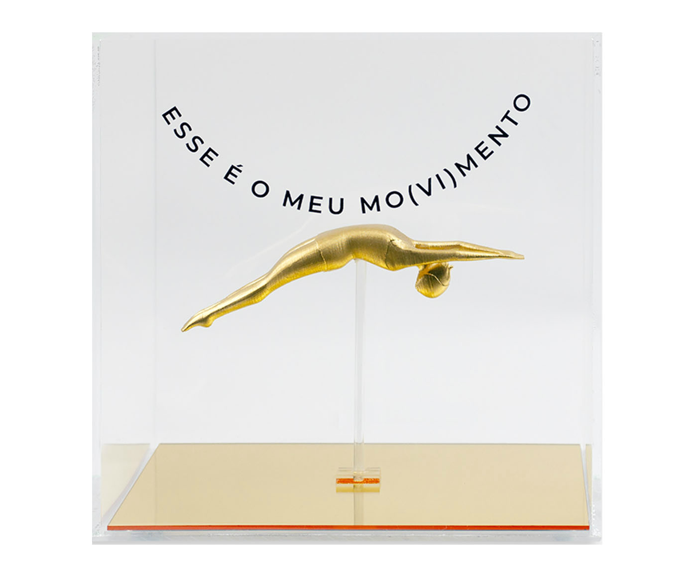 Caixa Decorativa Rosito Dourado - image 0
