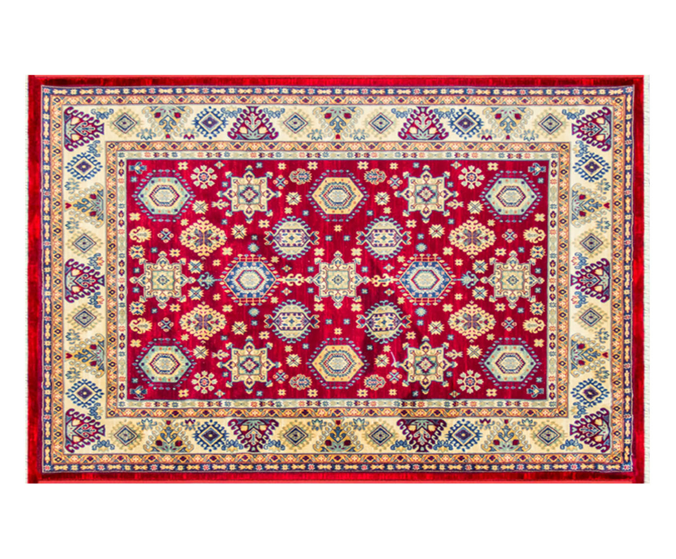 Tapete Turco Kasakh Claret Red - image 0