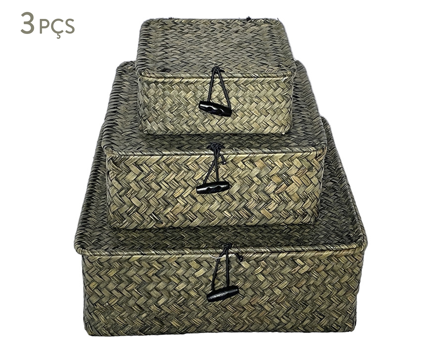 Jogo de Caixas Decorativas Nizzare Verde - image 0