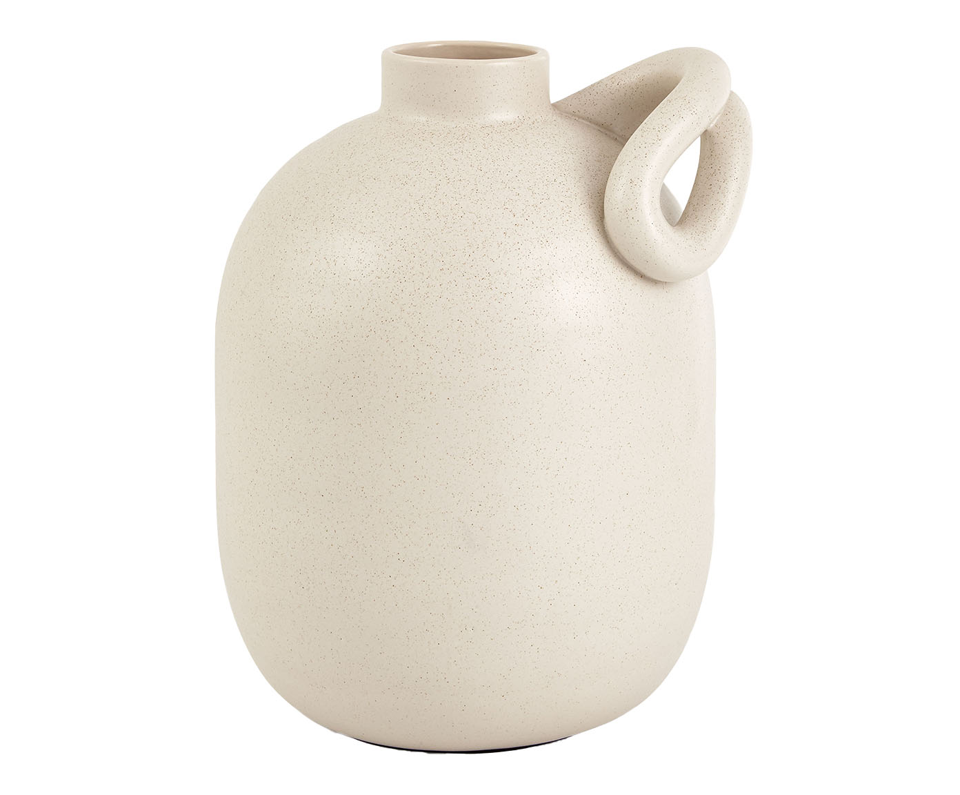 Vaso em Cer&acirc;mica Honn&ecirc;te Maior Cinza - image 0