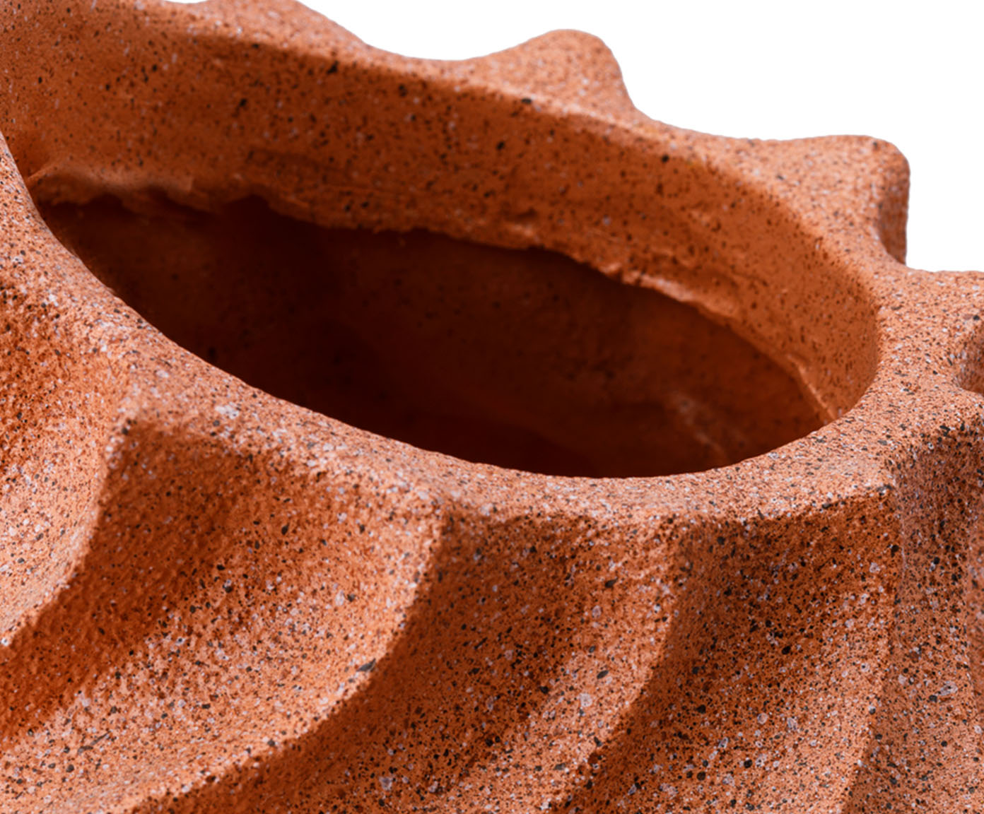 Vaso Cer&ecirc;mico Chamas Terracota image number 2