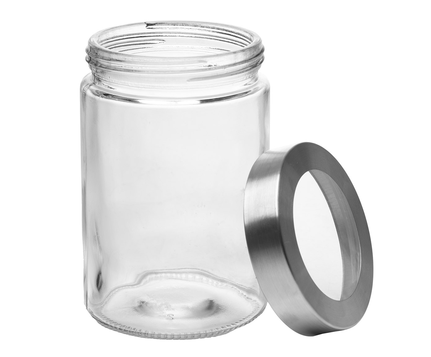 Pote com Visor na Tampa Basic Escovado - 1,290L image number 1