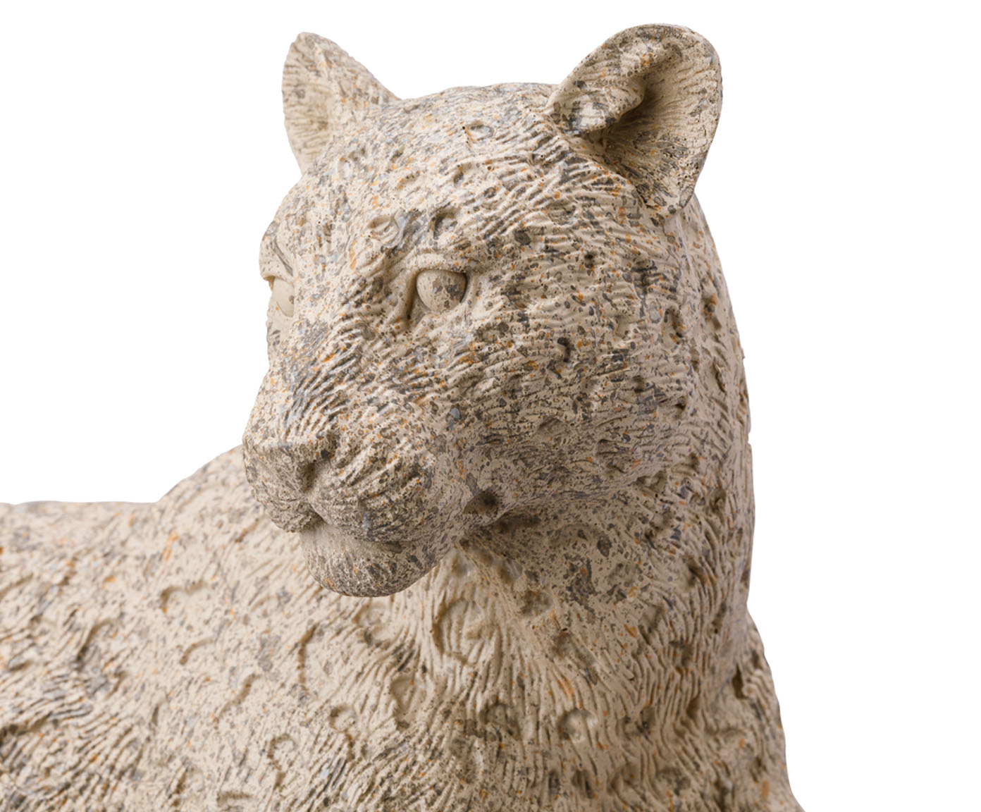 Escultura On&ccedil;a em Repouso Bege - image 1