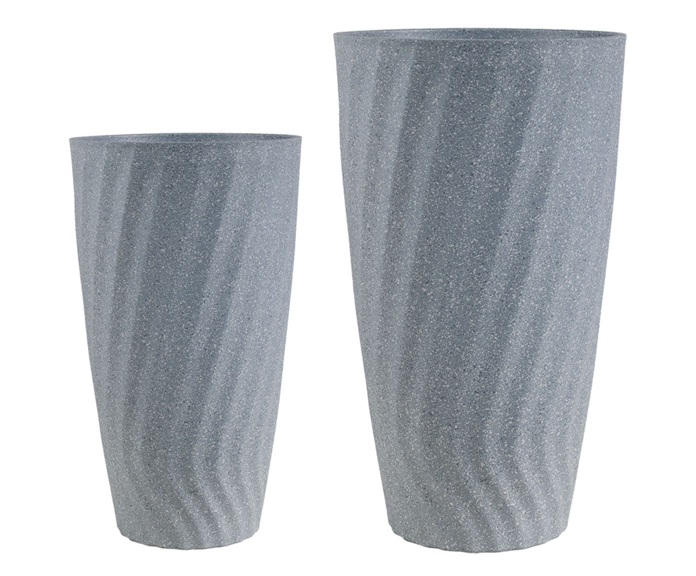 Jogo de Vasos de Piso Clay - Cinza - image 0