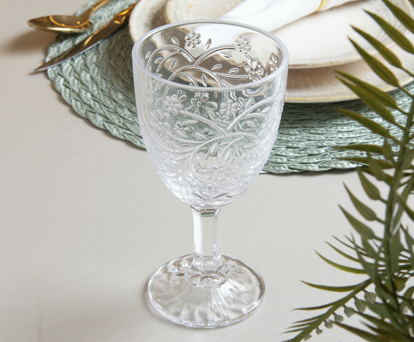 Ta&ccedil;a em Cristal Daisy image number 2