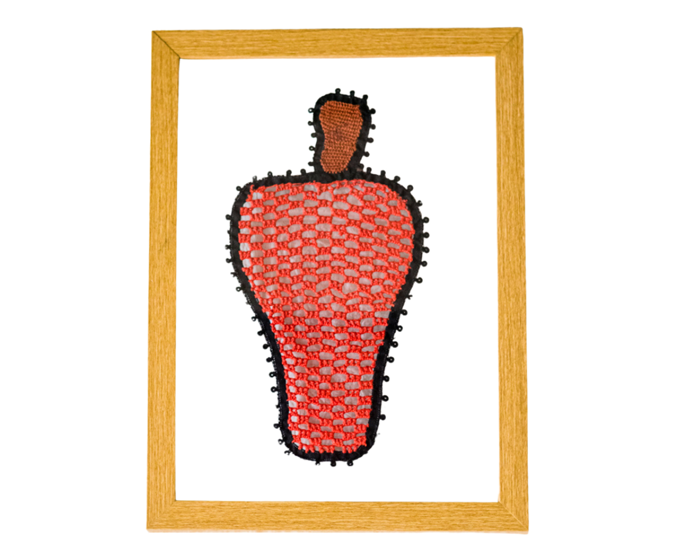 Quadro Renda Renascen&ccedil;a Caju Vermelho image number 0