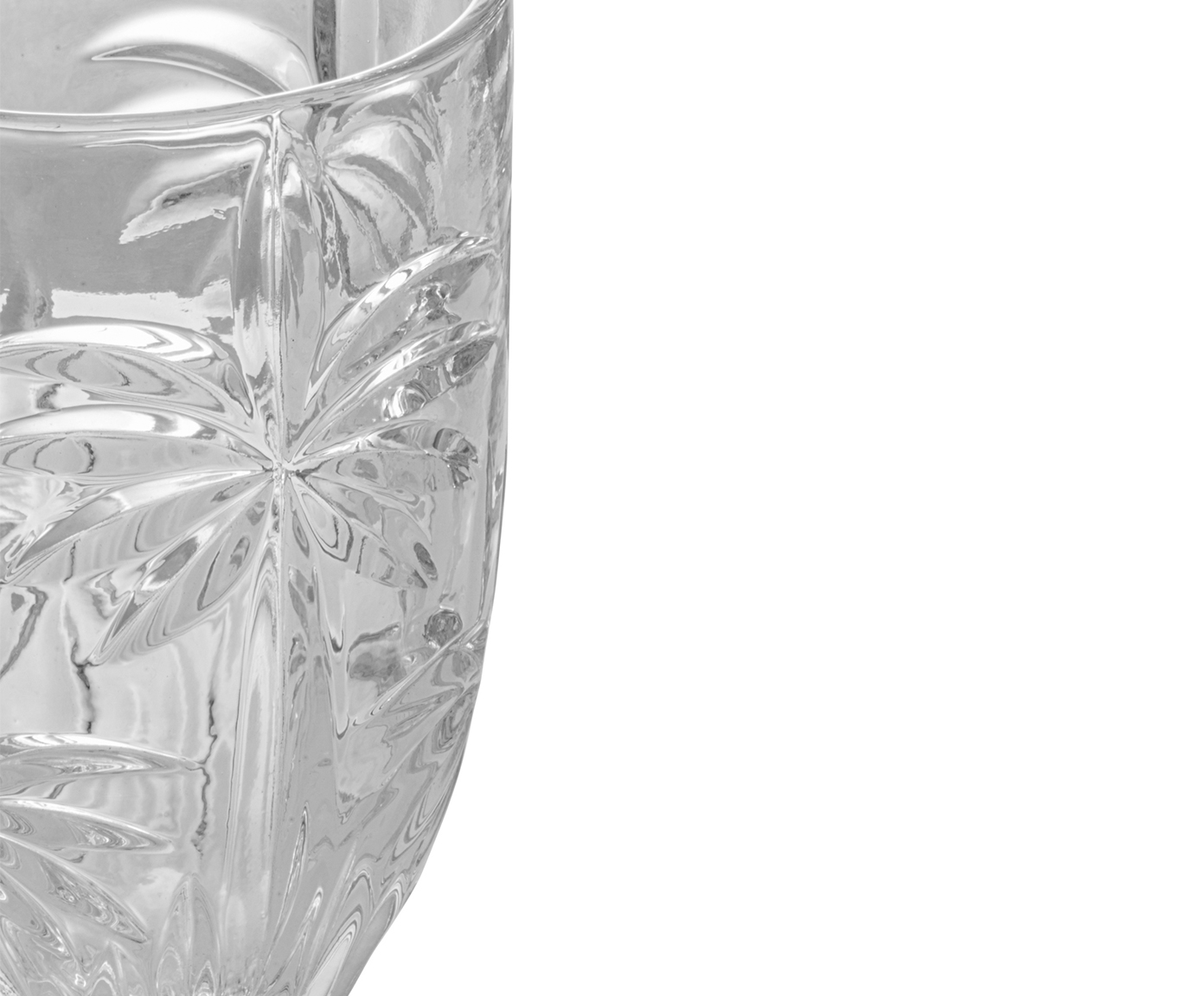 Ta&ccedil;a para &Aacute;gua de Cristal Ecol&oacute;gico Palm Tree image number 1