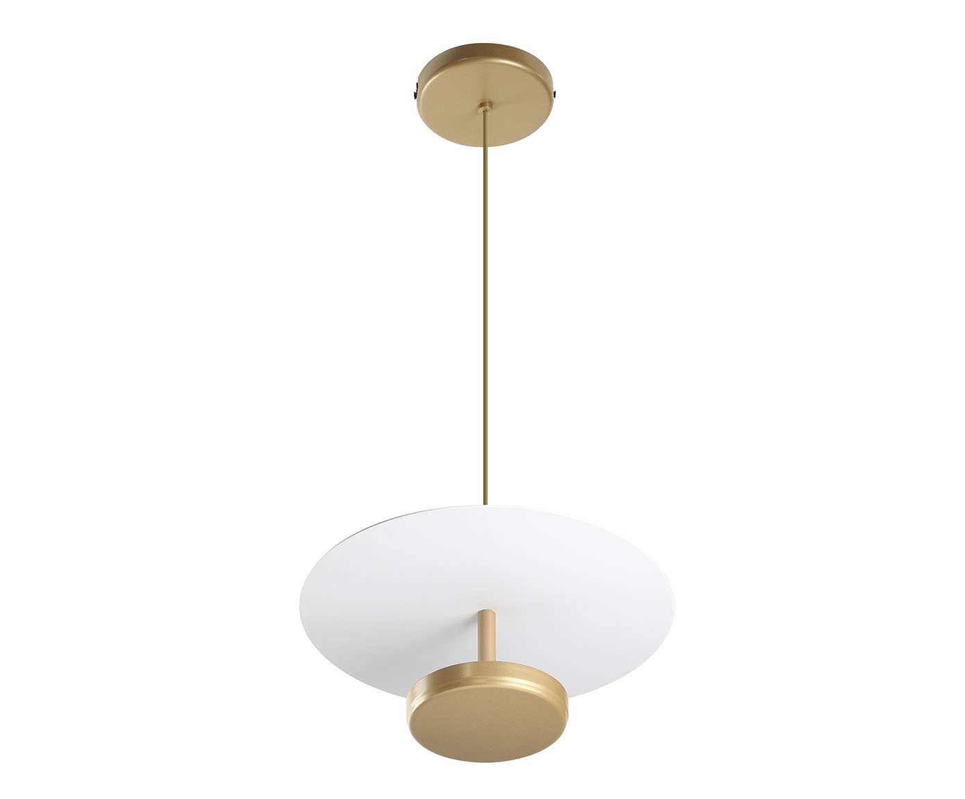 Pendente Led Slice Dourado Ono Bivolt - image 0