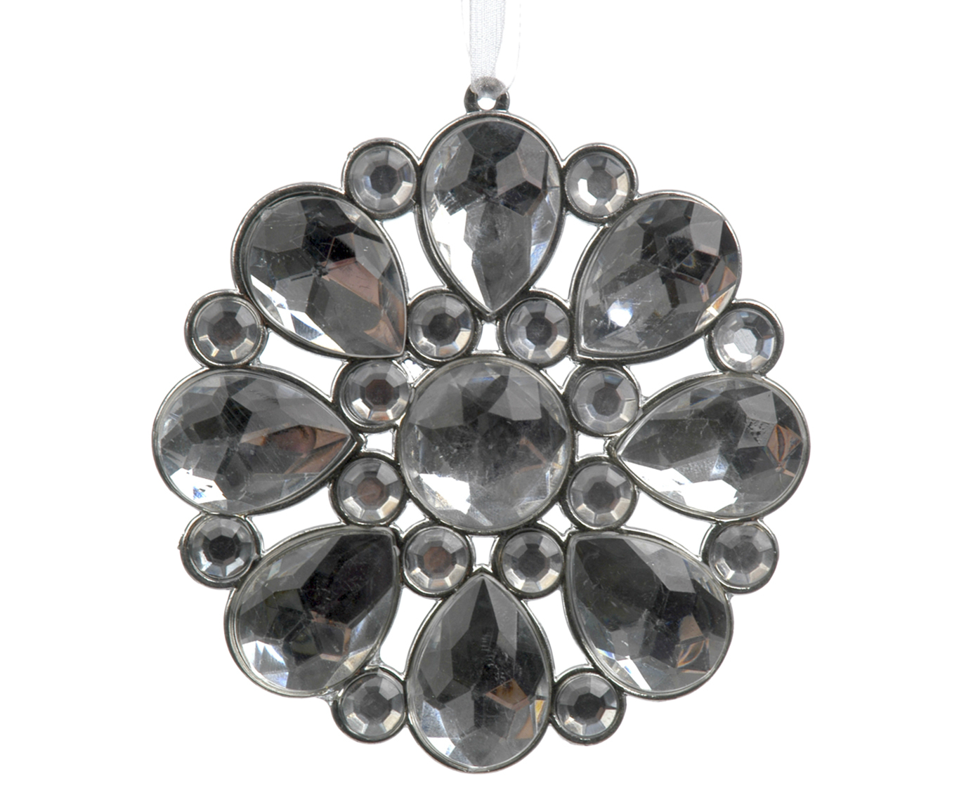 Enfeite Natalino Flower Crystal image number 0