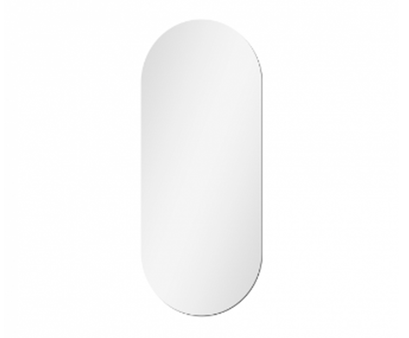 Espelho Oblongo Lapidado LED Branco - image 0