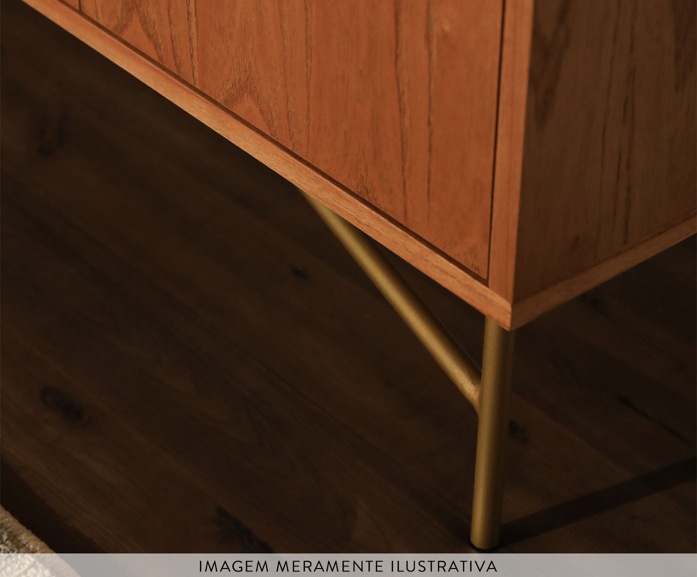 Buffet Cherry Castanho e Dourado image number 4