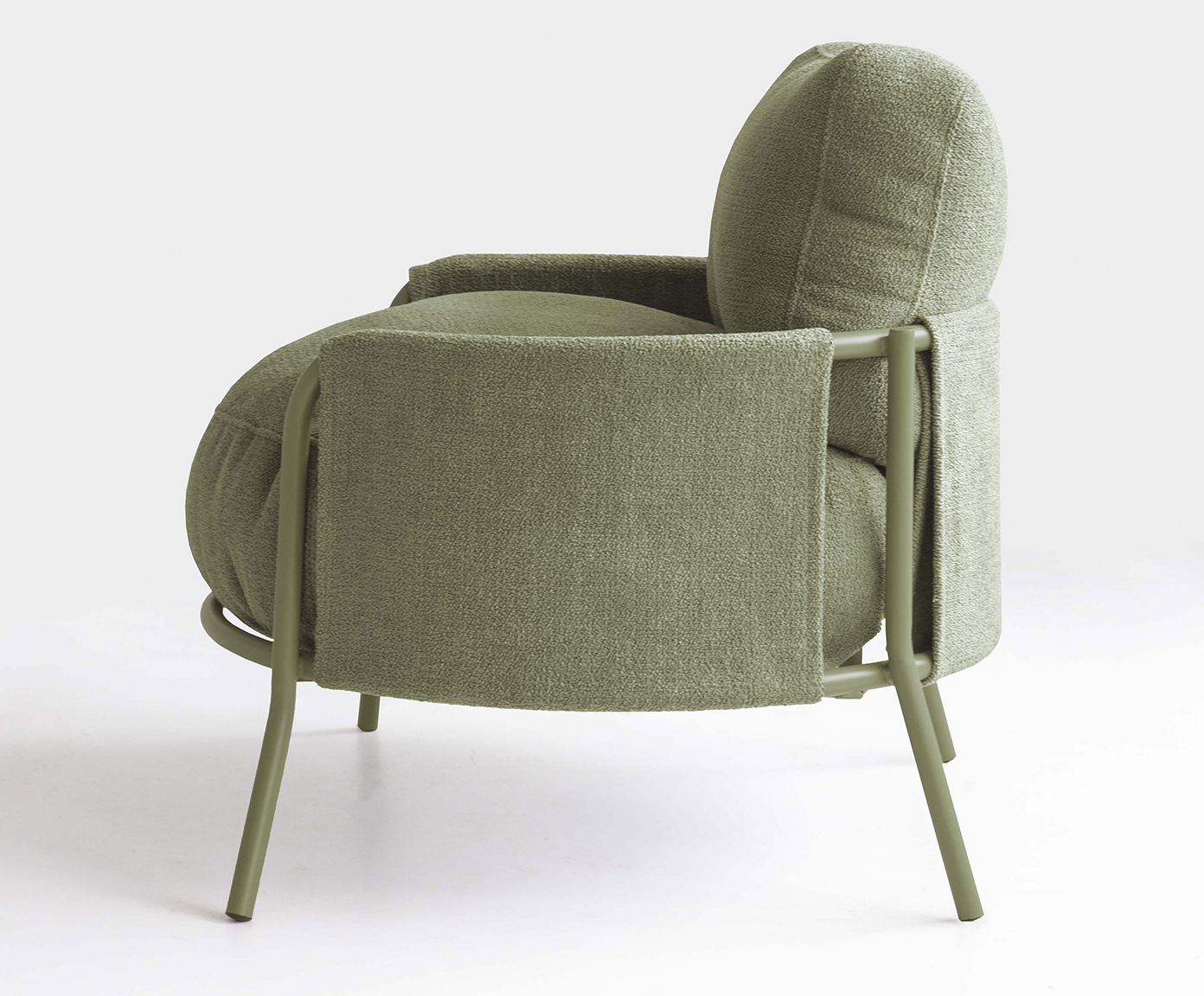 Poltrona Luden Boucl&eacute; Verde - image 1